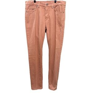 Harmont & Blaine Narrow Five Pocket Pants Mens Size IT 48 Coral Trousers‎ NWOT